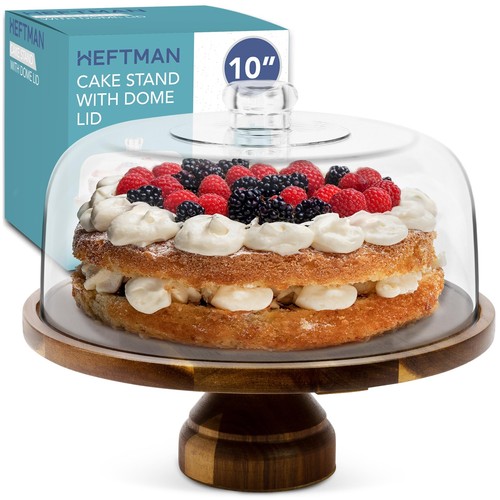 Heftman acacia wood cake - acacia,