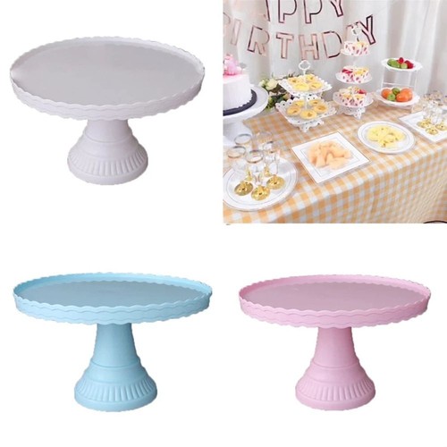 Plastic round cake stand - round,