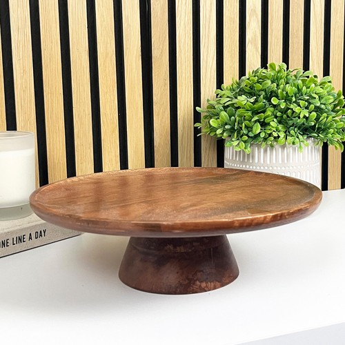 Wooden pedestal cake - wooden,