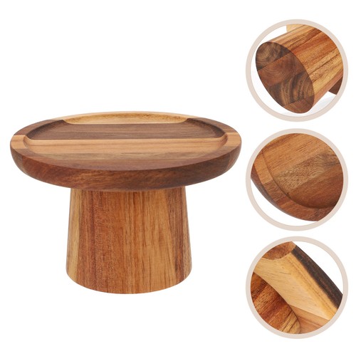 Wooden cake stand - cake, high
