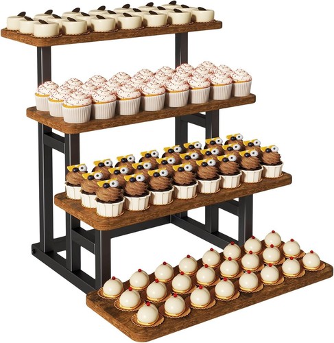 Tier wooden cupcake - 4-tier,