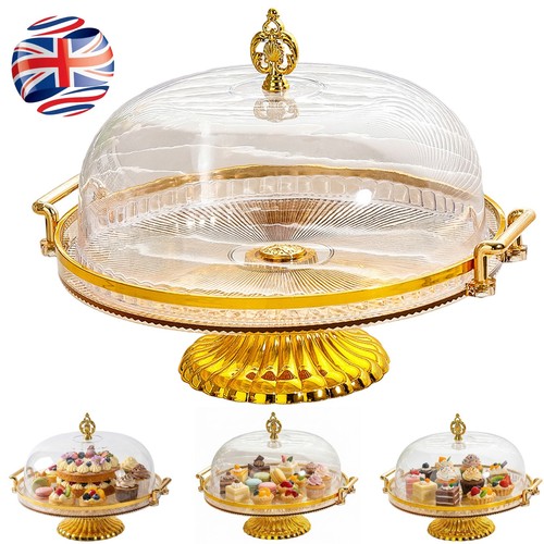 Cake stand with dome - cake, cover