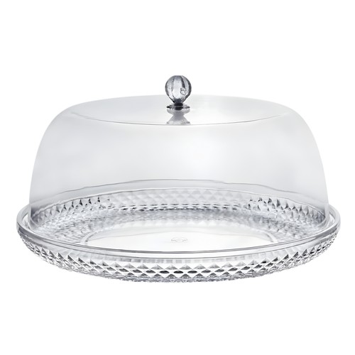 Cake plate with dome cover - cake,
