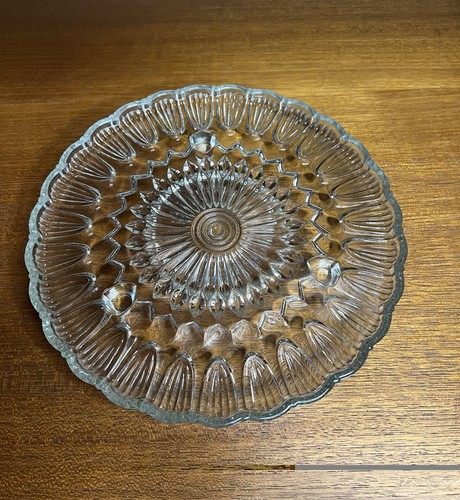 Vintage clear glass - glass, cake