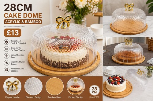 28cm cake dome - cake, cover