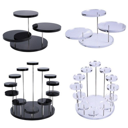 Acrylic round cupcake - round, stand