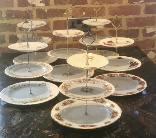 Vintage tier cake stands - cake,