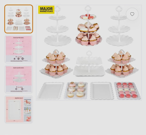 Pack white plastic - of,