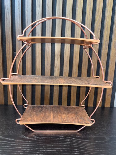 Rose gold afternoon tea stand - rose,