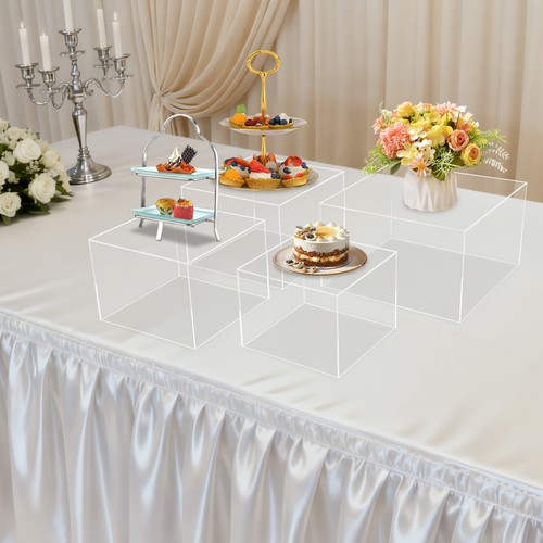 Pcs buffet stands clear cake - pcs, stands,clear