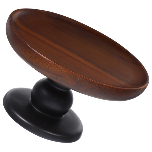 Brown wood cake - brown,