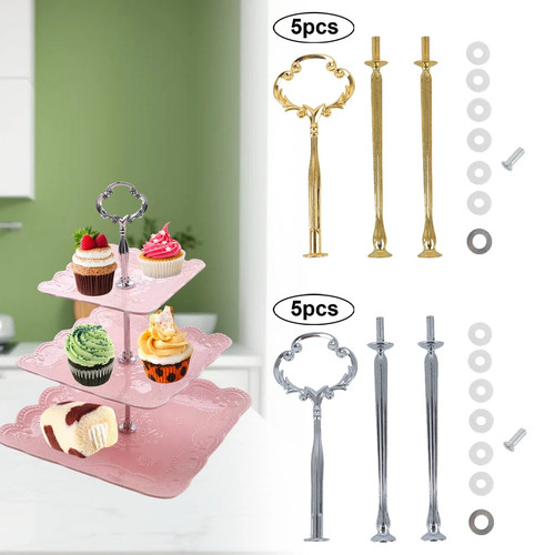 Set tiers cake plate - 3,